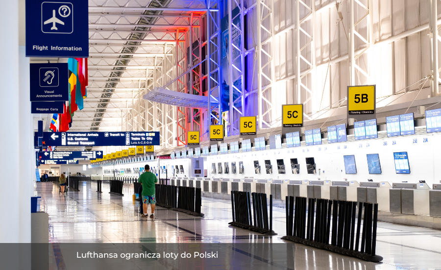 Lufthansa ogranicza loty do Polski