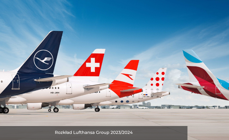 Rozkład Lufthansa Group 2023/2024