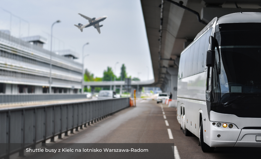 Shuttle busy z Kielc na lotnisko Warszawa-Radom