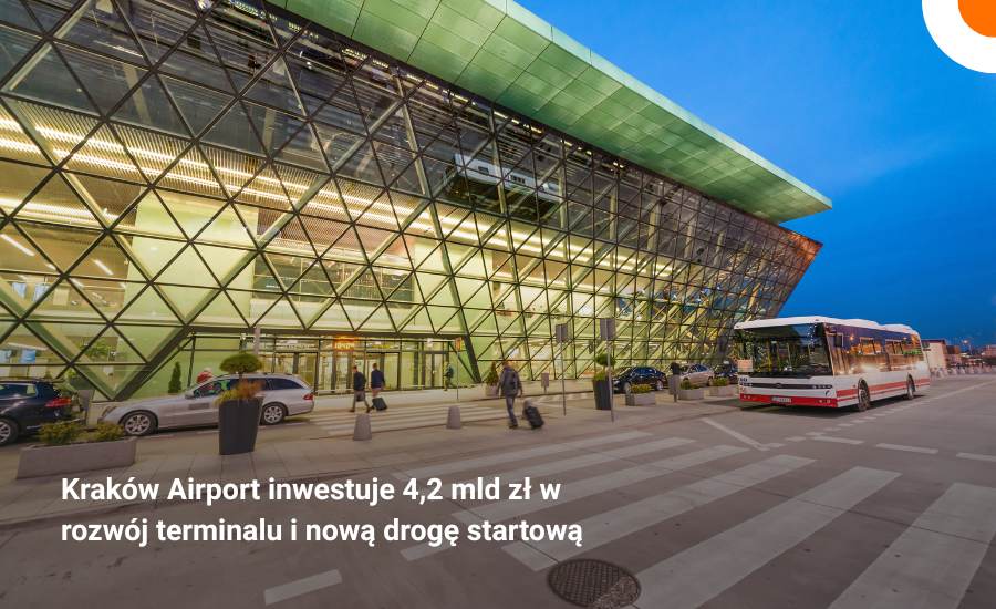 Kraków Airport inwestuje rekordowe 4,2 mld zł. Terminal większy, nowa droga startowa w planie