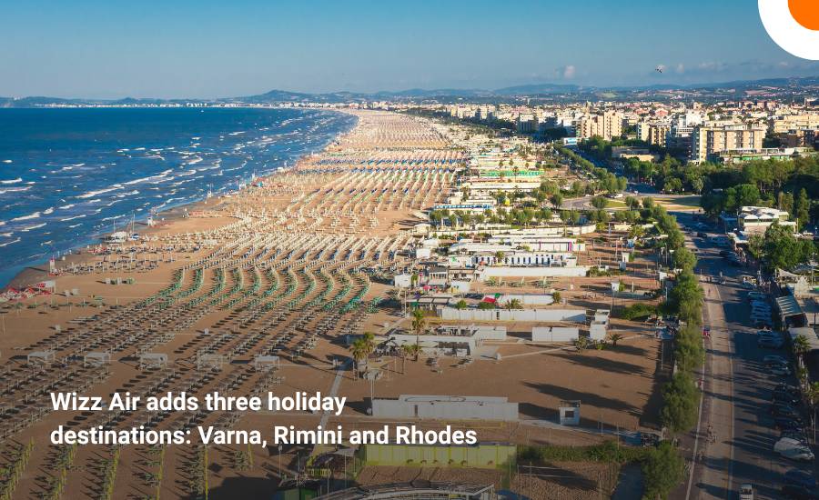Wizz Air launches three new summer routes, including a return to Rimini after seven years