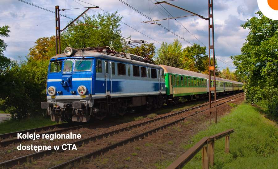 Koleje regionalne dostępne w CTA