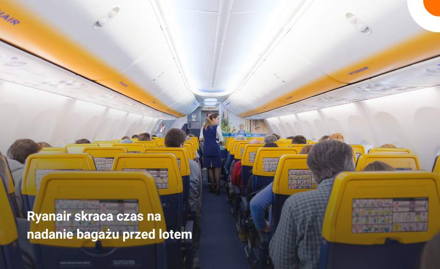 Ryanair wydłuży czas na odprawę bagażu do 60 minut przed odlotem
