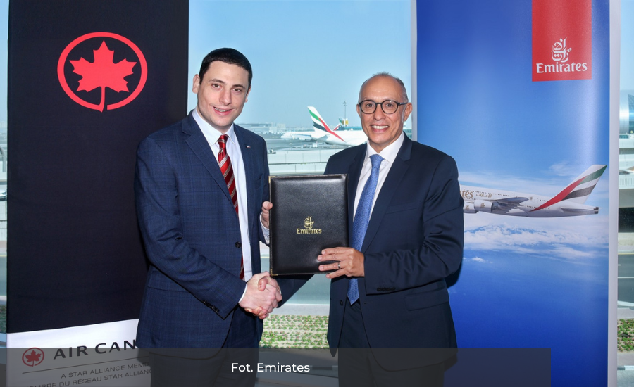 Air Canada i Emirates łączą programy lojalnościowe