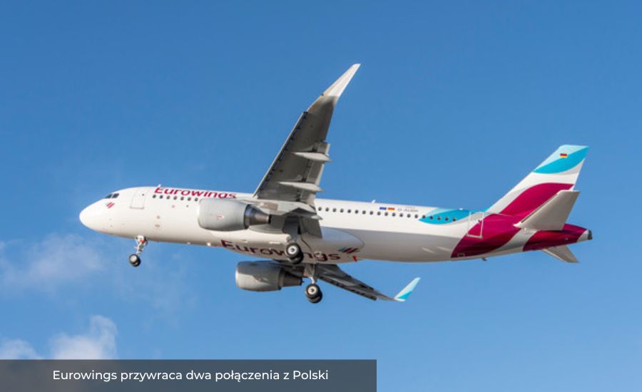 Eurowings przywraca dwa połączenia z Polski