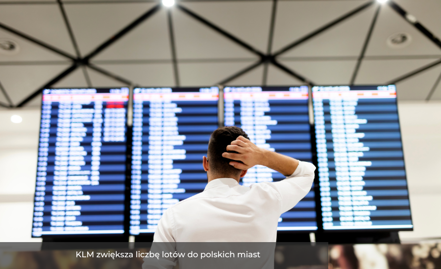 KLM zwiększa liczbę lotów do polskich miast