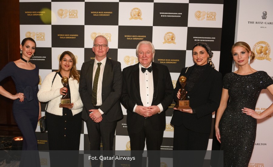 Linia Qatar Airways nagrodzona na World MICE Awards™