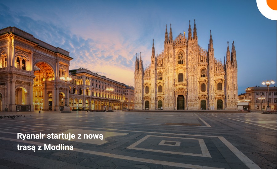 Ryanair uruchamia loty z Modlina do Mediolanu Malpensa