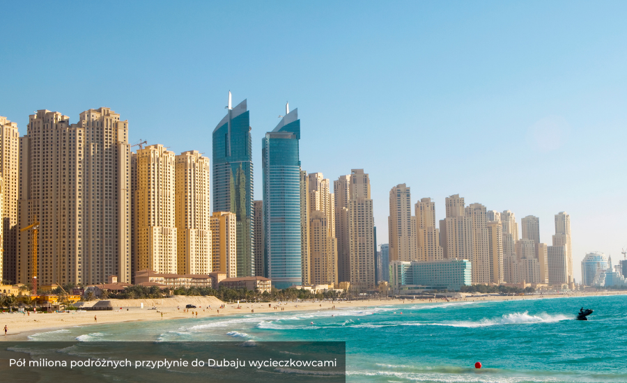 Pół miliona podróżnych przypłynie do Dubaju wycieczkowcami