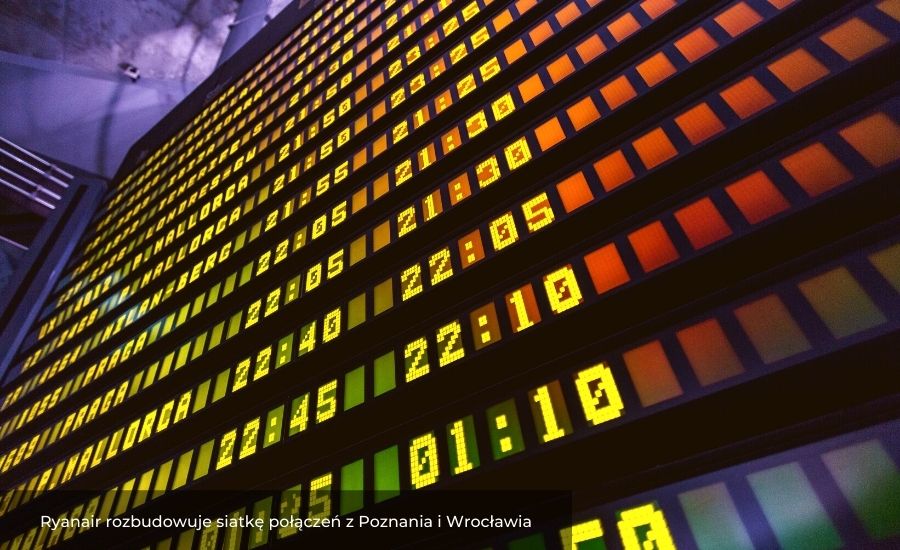 Ryanair rozbudowuje siatkę połączeń z Poznania i Wrocławia