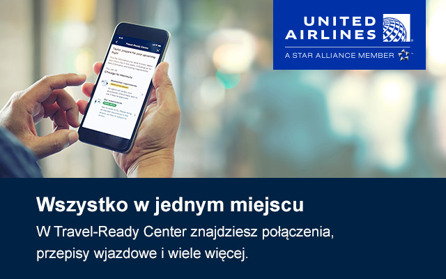 United Airlines uruchomiło aplikację Travel-Ready Centre