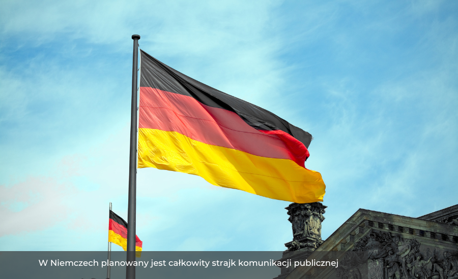W Niemczech planowany jest całkowity strajk komunikacji publiczne