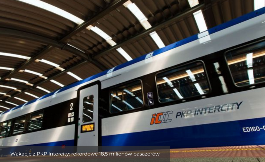 Wakacje z PKP Intercity: rekordowe 18,5 milionów pasażerów