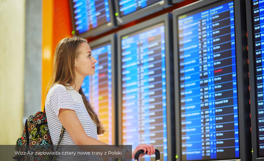 Wizz Air zapowiada cztery nowe trasy z Polski