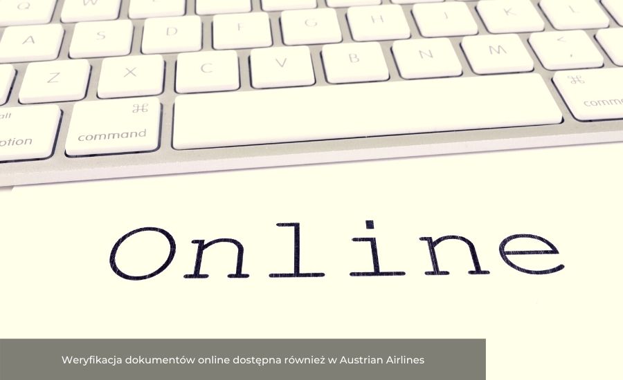 Weryfikacja dokumentów online dostępna również w Austrian Airlines