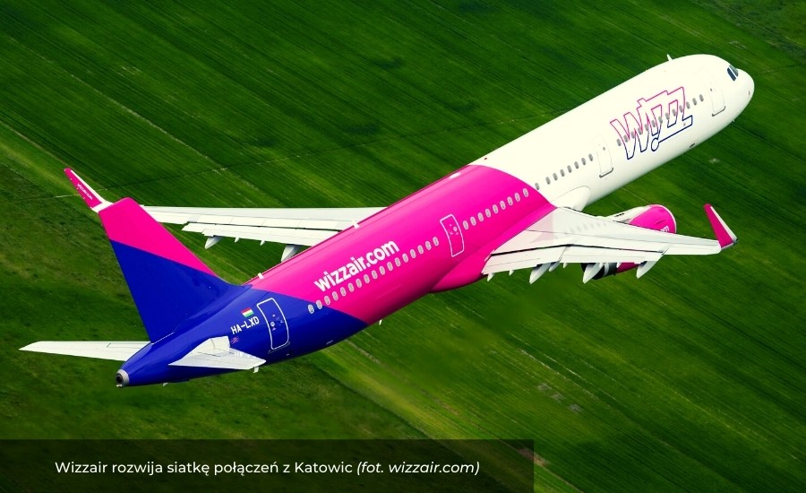 Wizzair rozwija siatkę połączeń z Katowic