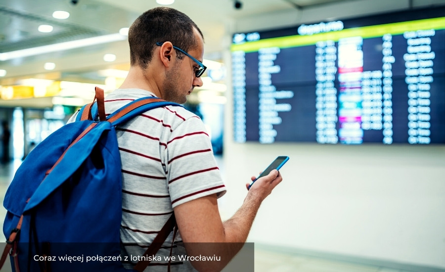 Coraz więcej połączeń z lotniska we Wrocławiu